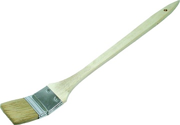 Кисть радиаторная 4" (100мм) деревянная ручка